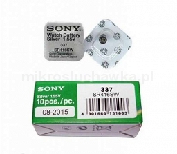 10 x Bateria do mikrosłuchawki SONY 337 / sr416sw